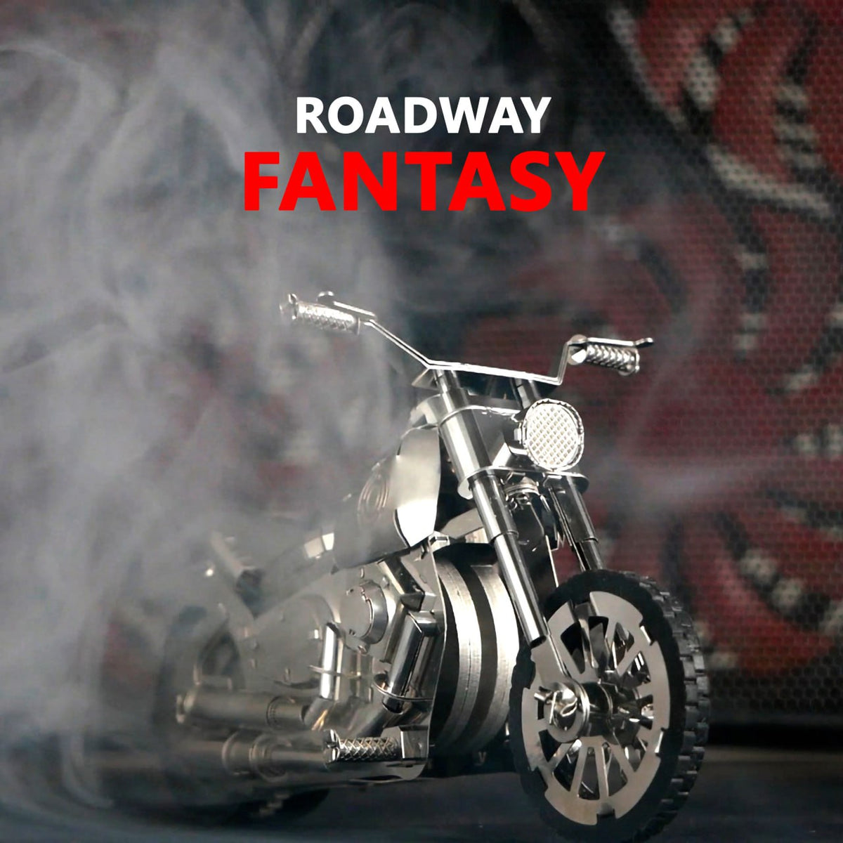 Metal Time Models - Roadway Fantasy Harley Motorcycle