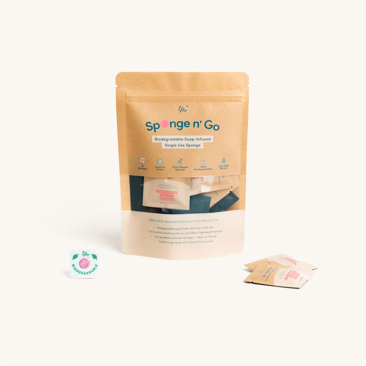 Sponge n&#39; Go™️ - an Eco-Friendly and Biodegradable Cleaning Solution